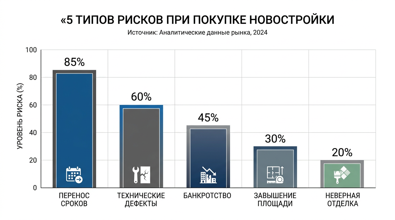 5 типов рисков при покупке новостройки